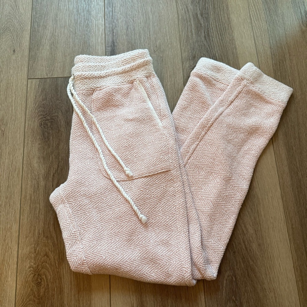 Faherty Knit Drawstring Jogger Pants Multi Color … - image 1